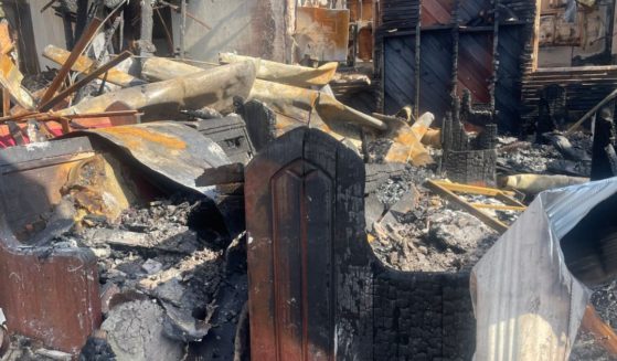 Epiphany Lutheran Church in Jackson, Mississippi, was destroyed by fire Tuesday.