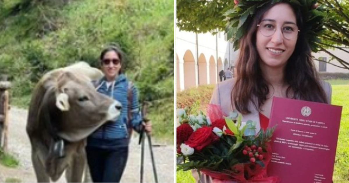 Chiara Santoli, 25, was fulfilling her dream of working with animals when she was killed Thursday while examining a cow.