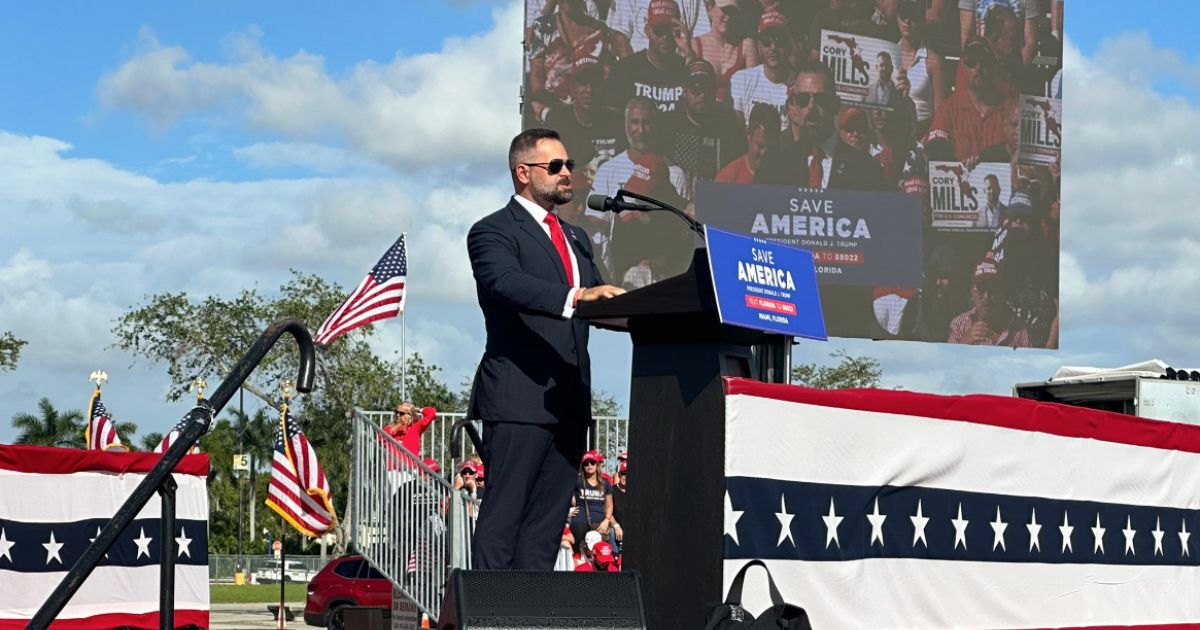Republican Cory Mills, who was endorsed by former President Donald Trump, won the U.S. House District 7 race in Florida on Tuesday.