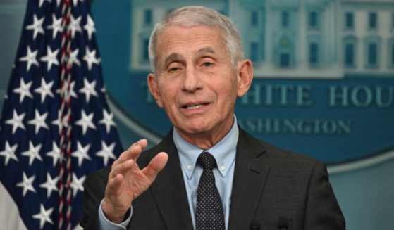 National Institute of Allergy and Infectious Diseases Director Anthony Fauci speaks during a briefing at the White House on Tuesday.