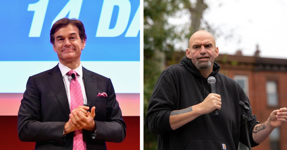 Dr. Mehmet Oz, left, faced off against John Fetterman, right, in the race to represent Pennsylvania in the U.S. Senate.
