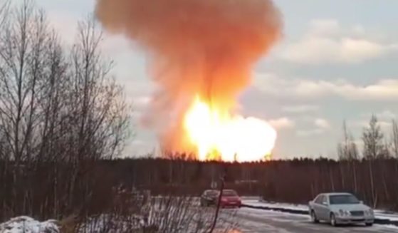 On Saturday, a powerful explosion near St. Petersburg, Russia, sent a massive fireball into the air.