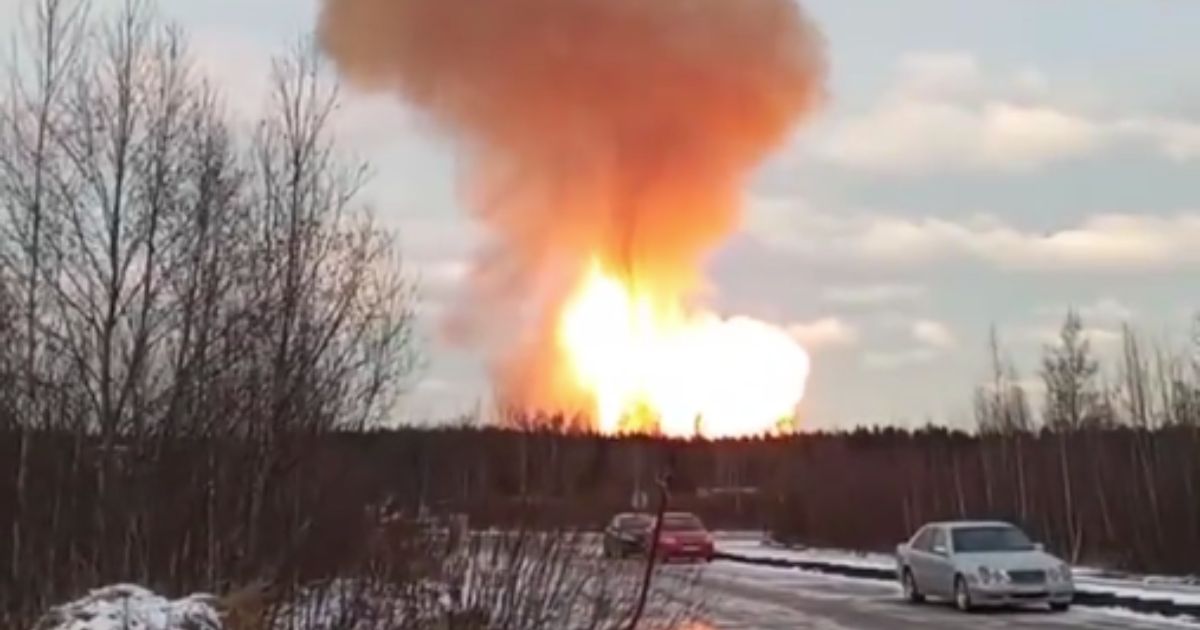 On Saturday, a powerful explosion near St. Petersburg, Russia, sent a massive fireball into the air.