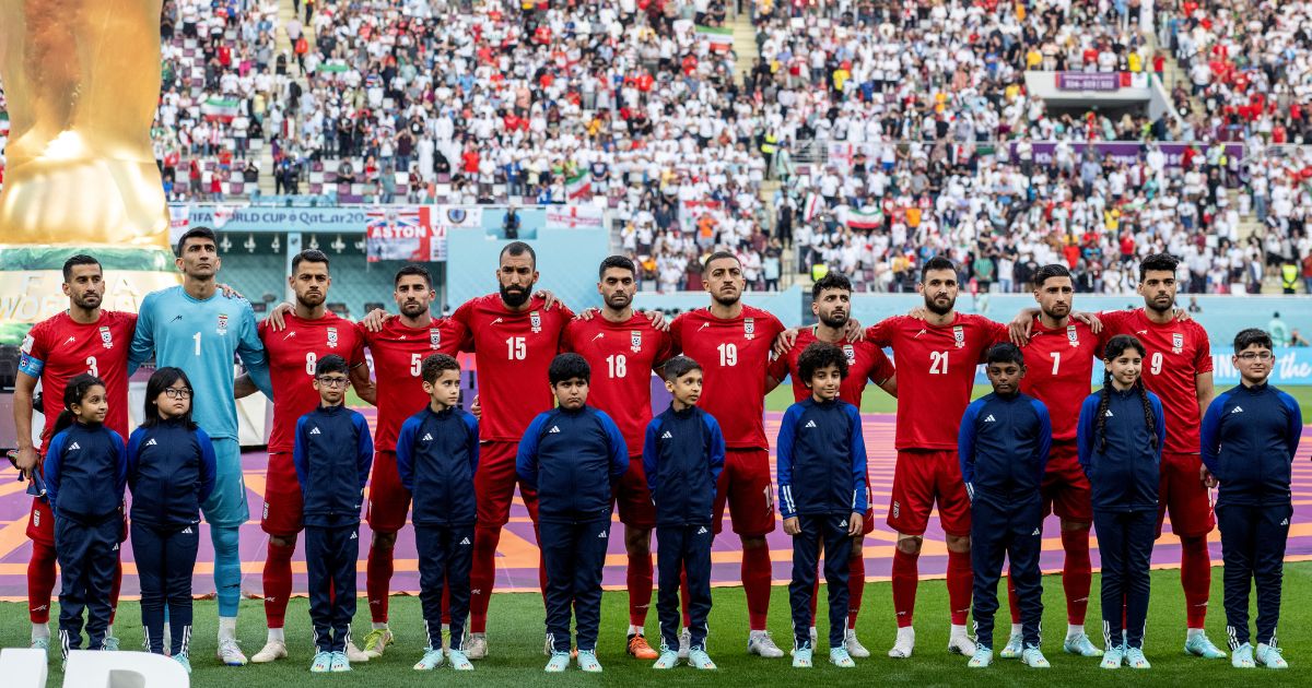 Authorities say the Iran soccer team -- and even their families -- may face danger because the team refused to sing the Iranian national anthem during the FIFA World Cup Nov. 21 in Qatar.