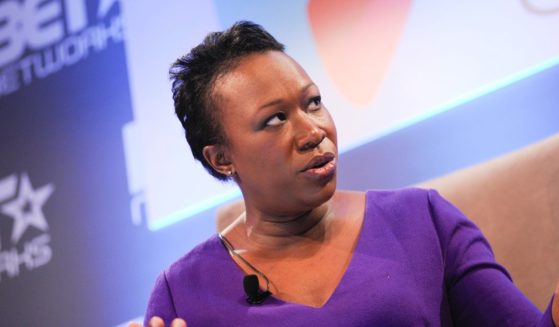 Joy-Ann Reid speaking at a conference