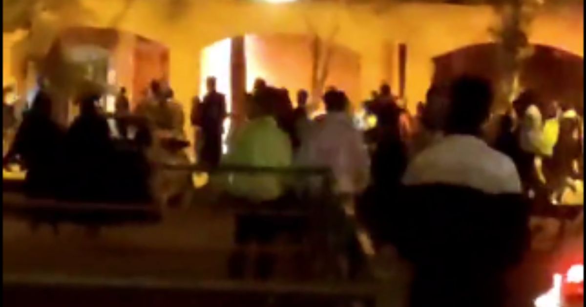 On Thursday, protesters in Iran set fire to Ayatollah Khomeini's old home, which has been a museum for several years.