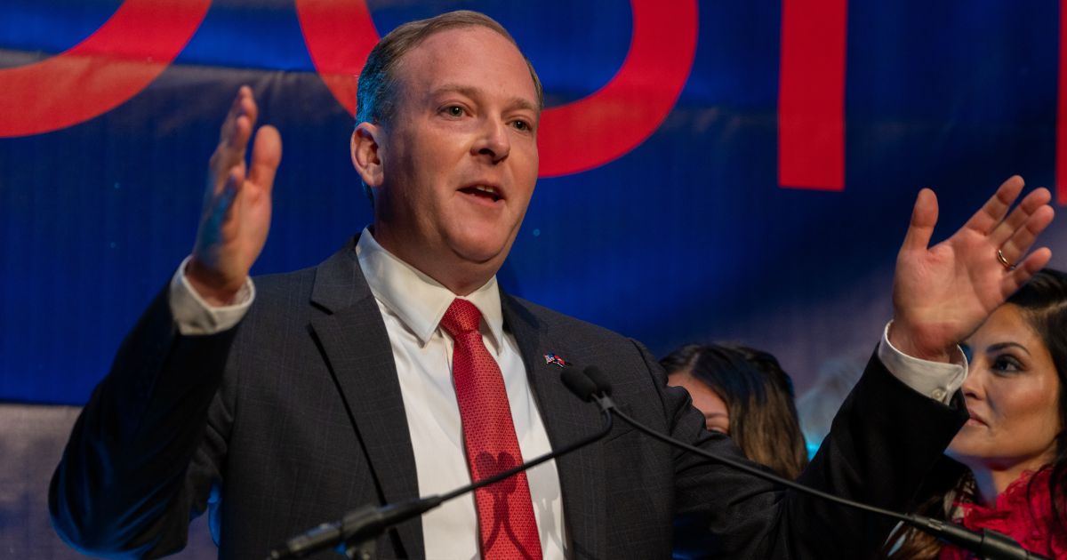 New York Republican gubernatorial candidate Lee Zeldin, seen in an election-night photo Nov. 8, reportedly is mulling a run for Republican National Committee chairman.