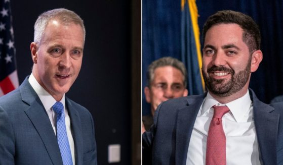 Democrat Rep. Sean Patrick Maloney, left, of New York, conceded to Republican Mike Lawler.
