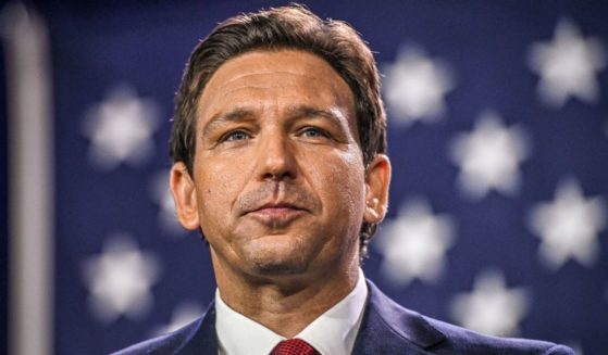 Florida Gov. Ron DeSantis speaks during an election night watch party in Tampa, Florida, on Nov. 8.