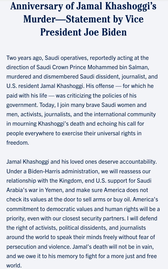 screen shot from joebiden.com