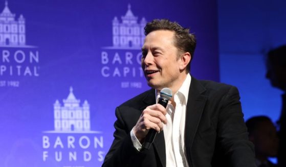 New Tesla owner Elon Musk is interviewed Friday at the Baron Investment Conference in New York City.