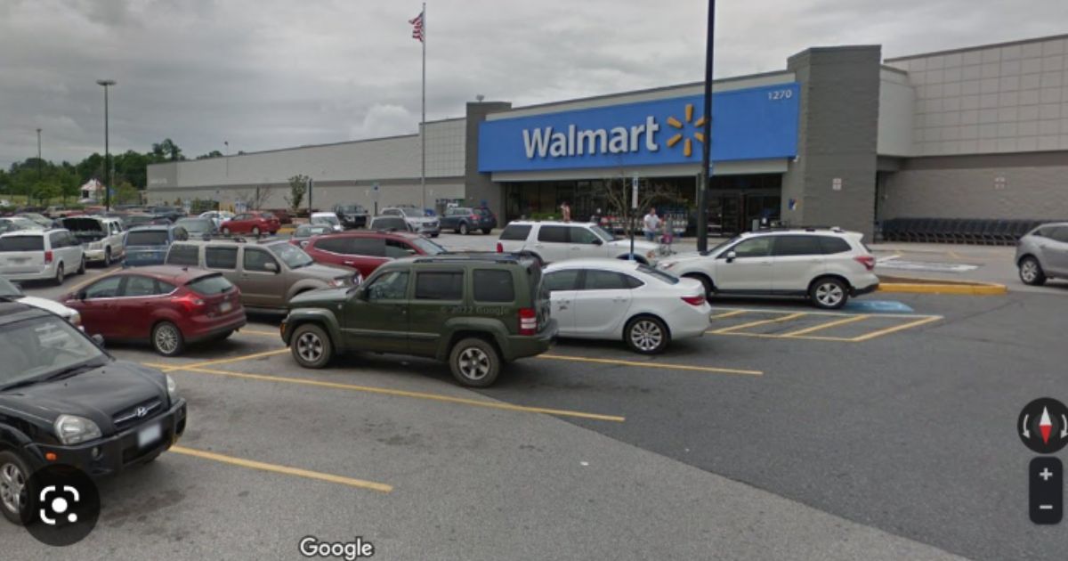 A 44-year-old man allegedly stole an SUV with three boys inside in the parking lot of this Walmart in the Gettysburg area of Pennsylvania.
