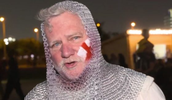 On Sunday, an English fan - dressed as a crusader -spoke to TalkTV about how fans were being treated during the FIFA World Cup in Qatar.