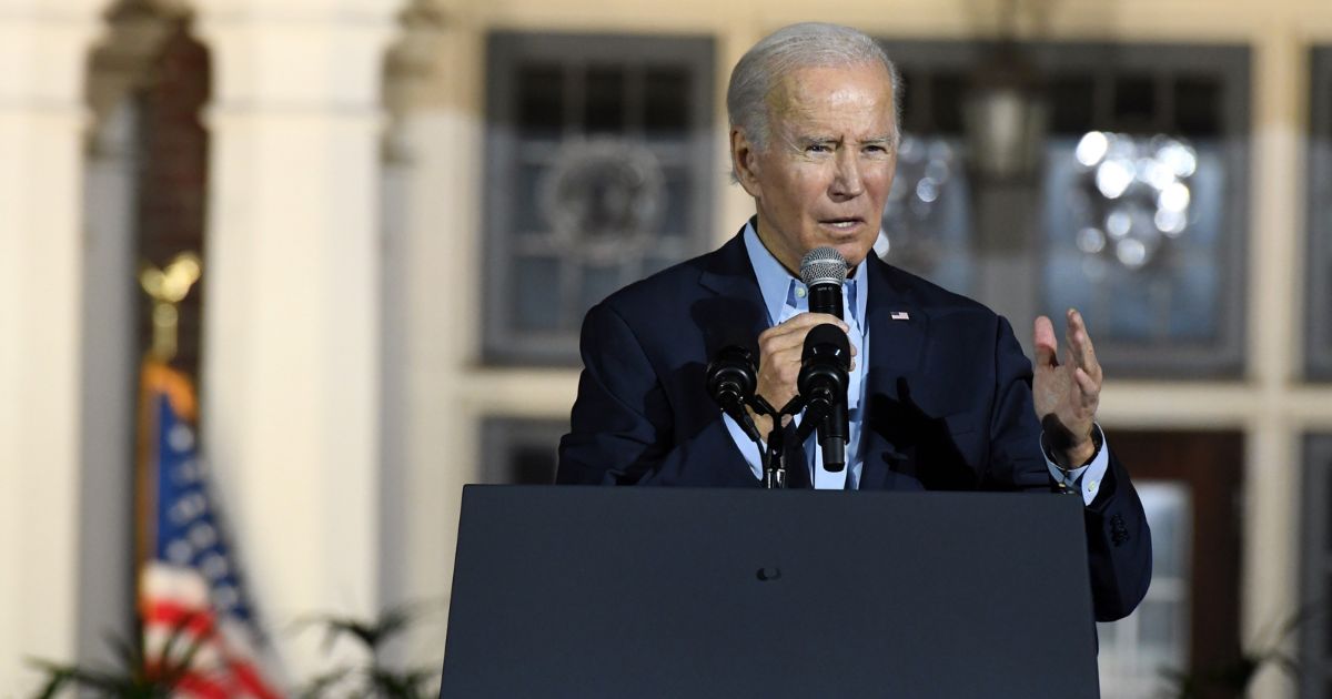 President Joe Biden speaks at a rally for New York incumbent Gov. Kathy Hochul and other state Democrats on Sunday in Yonkers, New York.