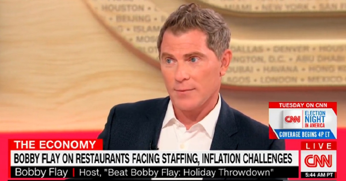 Celebrity chef Bobby Flay is interviewed Friday on "CNN This Morning."