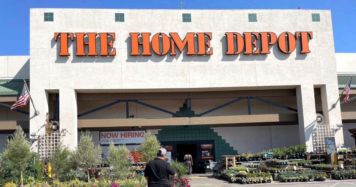 A customer enters a Home Depot store on Aug. 16 in San Rafael, California.