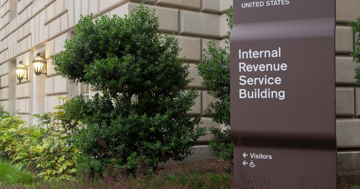 The above stock image is of the IRS (Internal Revenue Service) headquarters.