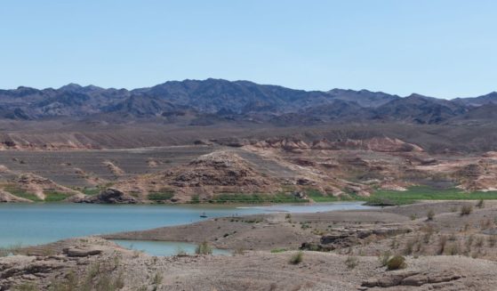 The above image is of Lake Mead in Las Vegas.