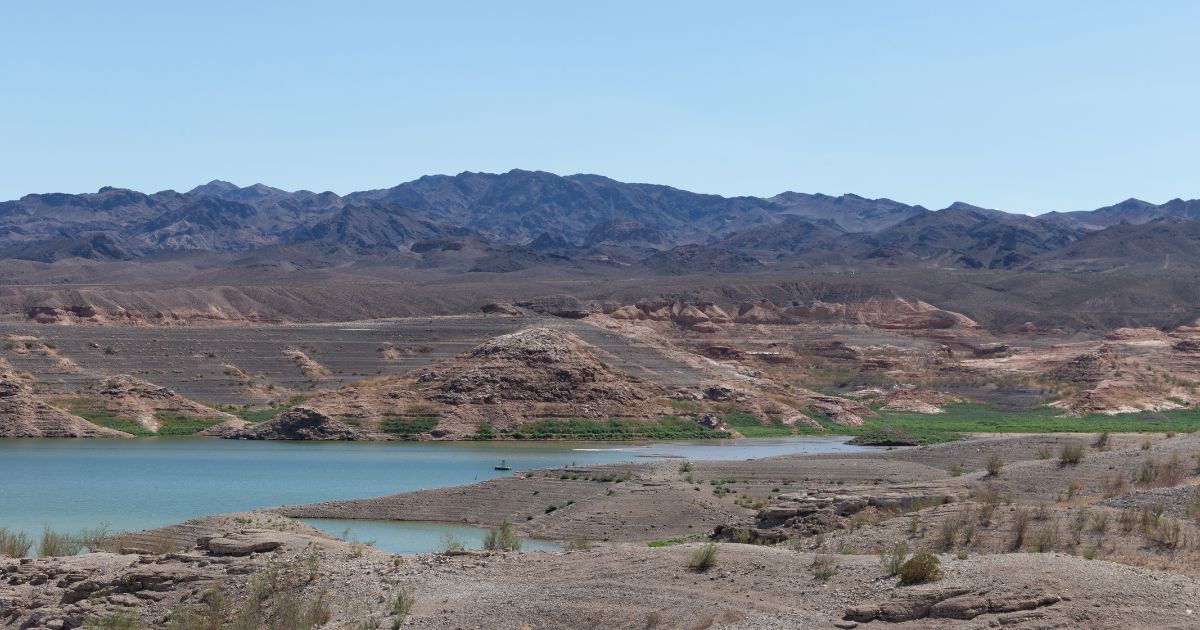 The above image is of Lake Mead in Las Vegas.