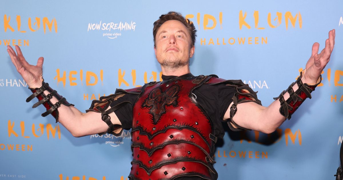 Elon Musk attends Heidi Klum's 2022 Halloween Party at Sake No Hana at Moxy LES on Oct. 31 in New York City.
