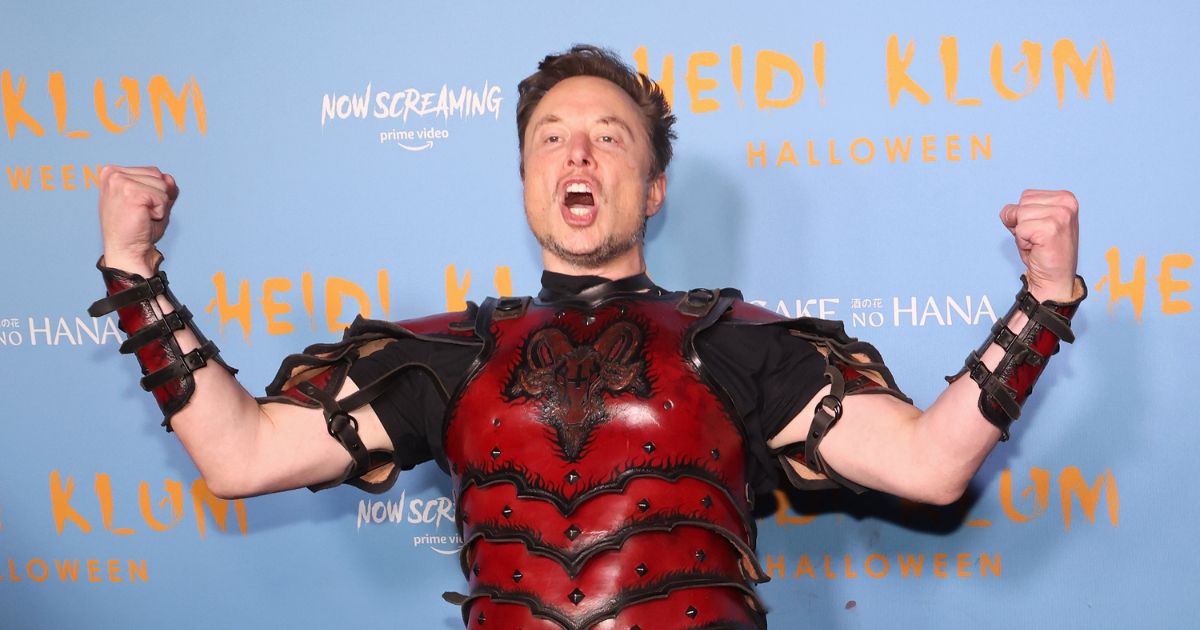 Elon Musk and Maye Musk attend Heidi Klum's 2022 Hallowe'en Party at Sake No Hana at Moxy LES on Oct. 31 in New York City.