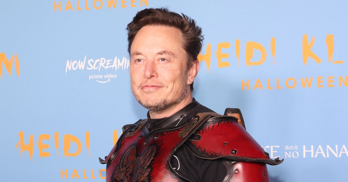 Elon Musk attends Heidi Klum's 2022 Hallowe'en Party at Sake No Hana at Moxy LES on Monday in New York City.