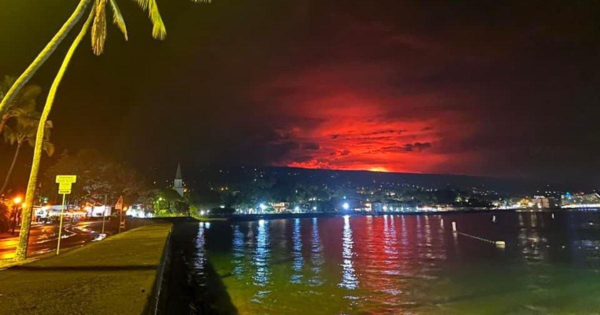 See It: Hawaii's Sky Turns Hellish After World's Largest Active Volcano Erupts