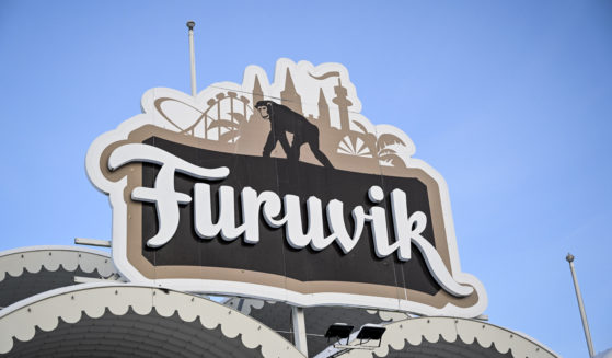 This photo shows the main entrance of the Furuvik Zoo near Gavle, Sweden, on Thursday.