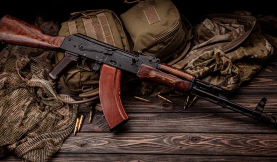 An AK-47 is pictured in a stock photo.