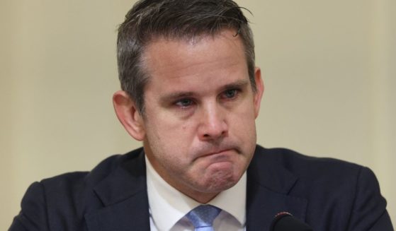 Rep. Adam Kinzinger listens during a hearing on Capitol Hill in Washington, D.C., on July 27, 2021.
