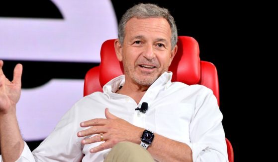 Bob Iger speaks onstage during Vox Media's Code Conference in Beverly Hills, California, on Sept. 7.