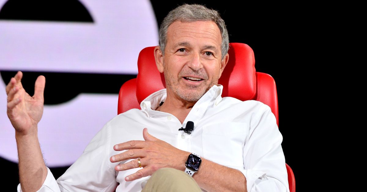 Bob Iger speaks onstage during Vox Media's Code Conference in Beverly Hills, California, on Sept. 7.