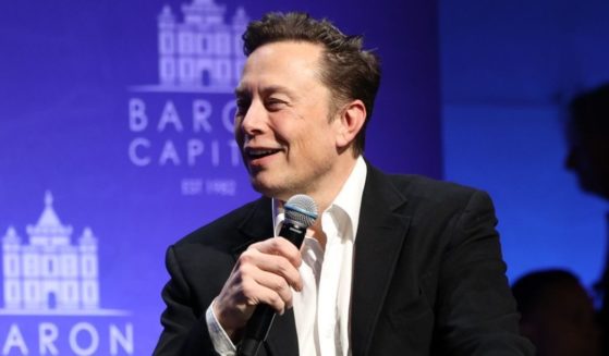 Tesla CEO Elon Musk speaks during a featured session at the 29th Annual Baron Investment Conference in New York City on Nov. 4.
