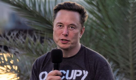 SpaceX and Tesla CEO Elon Musk speaks during an event in Boca Chica Beach, Texas, on Aug. 25.