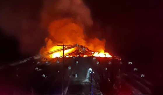 A fire started Sunday at a grain elevator in Hemlock, Michigan, and firefighters are now saying it could take up to a week to extinguish the flames.
