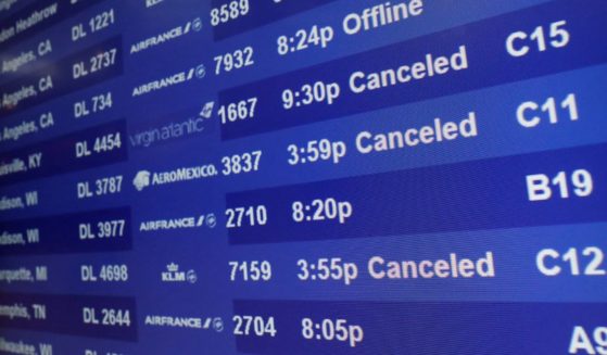 Thousands of flights were being canceled or delayed Thursday due to extreme weather across much of the U.S.