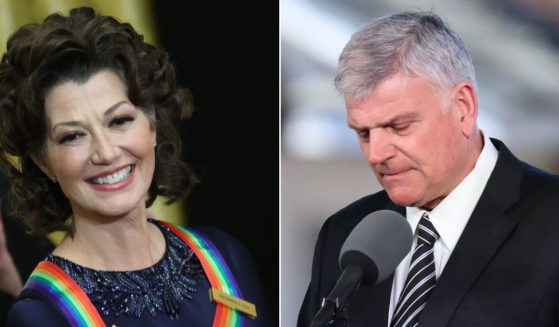 Evangelist Franklin Graham, right, has spoken out against Christian singer Amy Grant for hosting a gay wedding at her property.