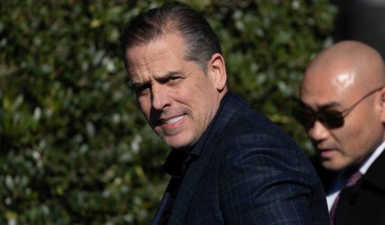 Hunter Biden walks across the South Lawn of the White House in Washington, D.C., before the pardoning of the Thanksgiving turkey on Nov. 21.