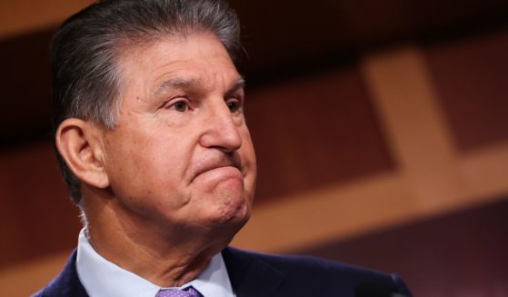 Democratic Sen. Joe Manchin of West Virginia speaks during a news conference at the U.S. Capitol in Washington on Sept. 20.