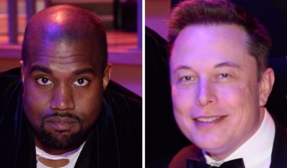 Rapper Kanye "Ye" West, left, had an interesting exchange with Elon Musk just before the musician was again banned from Twitter.