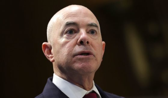 Secretary of Homeland Security Alejandro Mayorkas testifies before a Senate Appropriations subcommittee on Capitol Hill in Washington on May 4.