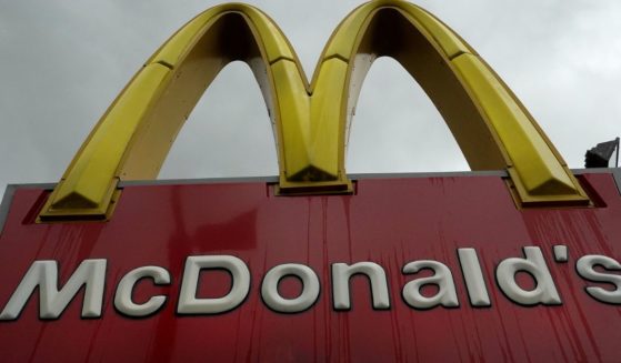 The McDonald's logo is pictured outside of a restaurant in Miami, Florida, on July 26.