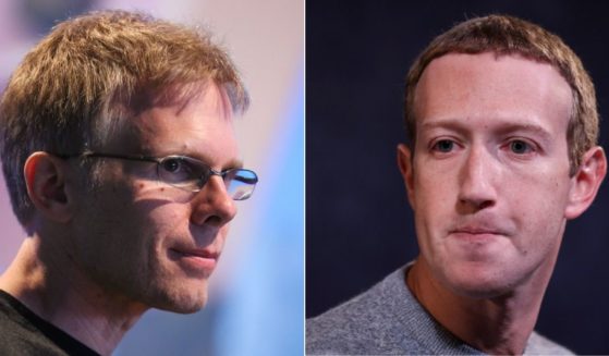 John Carmack, left, has announced his departure from Mark Zuckerberg, right, and Meta because he doesn't feel heard or appreciated on the metaverse project.