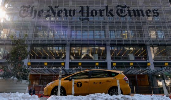 The New York Times Building in New York City on February 1, 2022.