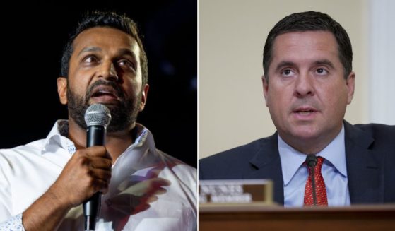 Former House Intelligence Committee Chairman Devin Nunes, right, and former staffer Kash Patel called for the new Congress to investigate reports that the Department of Justice subpoenaed documents to monitor their office's investigation of suspected FBI abuses.