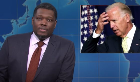 During a news skit on "Saturday Night Live' on Saturday, comedian Michael Che made fun of President Joe Biden's mental abilities, sparking outrage from leftists.