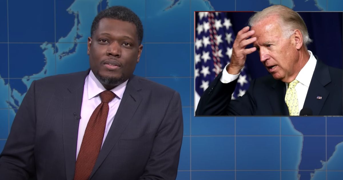 During a news skit on "Saturday Night Live' on Saturday, comedian Michael Che made fun of President Joe Biden's mental abilities, sparking outrage from leftists.