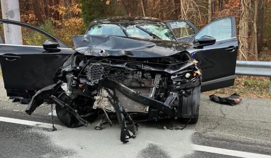 A 2021 Mazda CX-30 SUV crashed in Virginia after dragging a state trooper at speeds up to 115 mph.