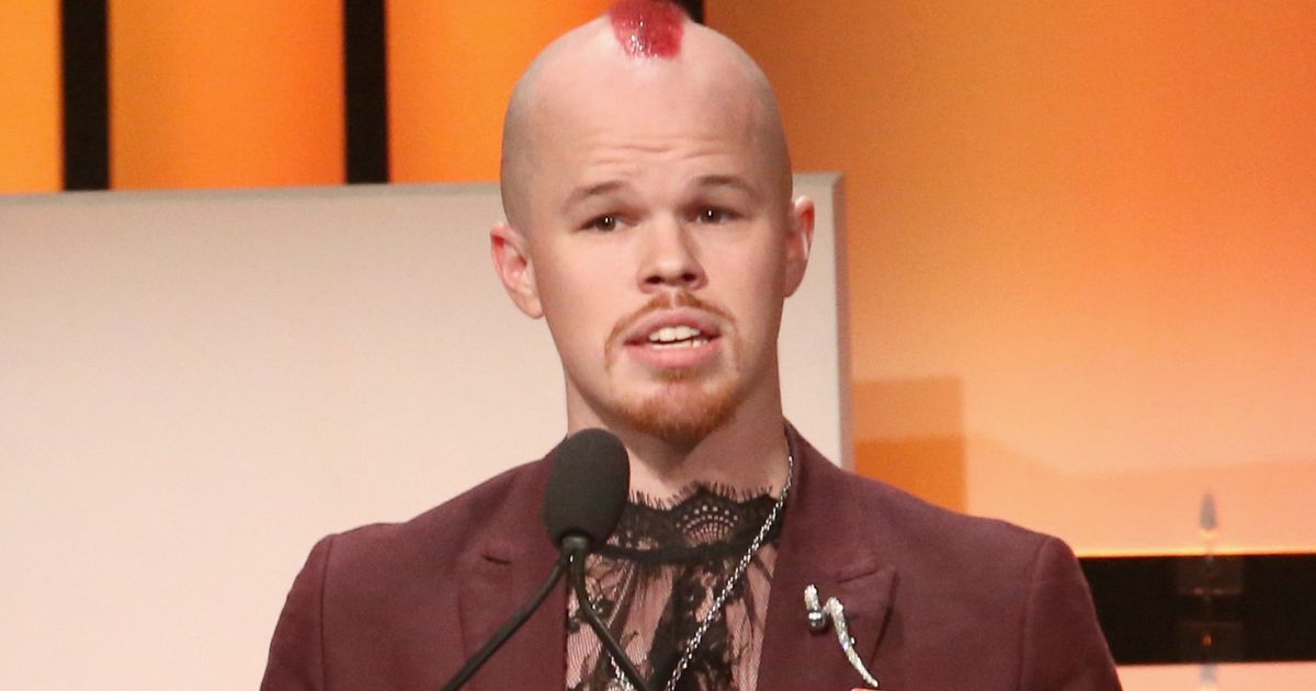 Sam Brinton speaks onstage during The Trevor Project's 2017 TrevorLIVE LA Gala at The Beverly Hilton Hotel in Beverly Hills, California, on Dec. 3, 2017.