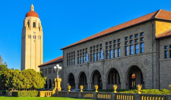 The campus of Stanford University is seen in this stock image.